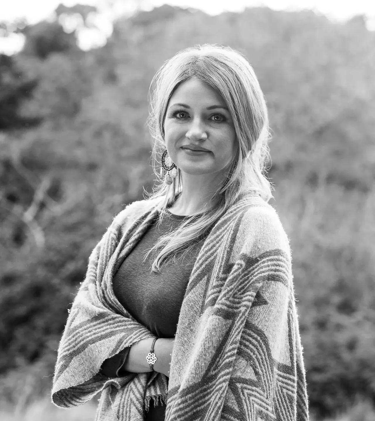 Louise Delahunty in the LouDela studio